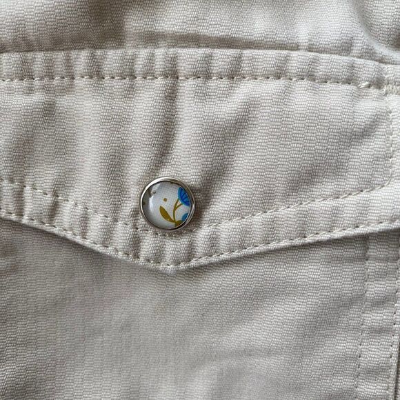 Route 66 Original Clothing Co Tan Snap Front Shirt SZ L - Picture 9 of 15